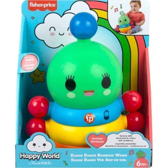 COPY - Fisher-Price FriendsWithYou Happy World Dance Dance Rainbow Worm - Picture 10 of 13